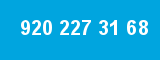 920 227 31 68 920 227 31 68